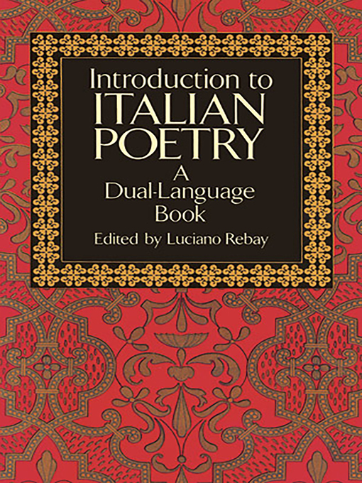 Title details for Introduction to Italian Poetry by Luciano Rebay - Wait list